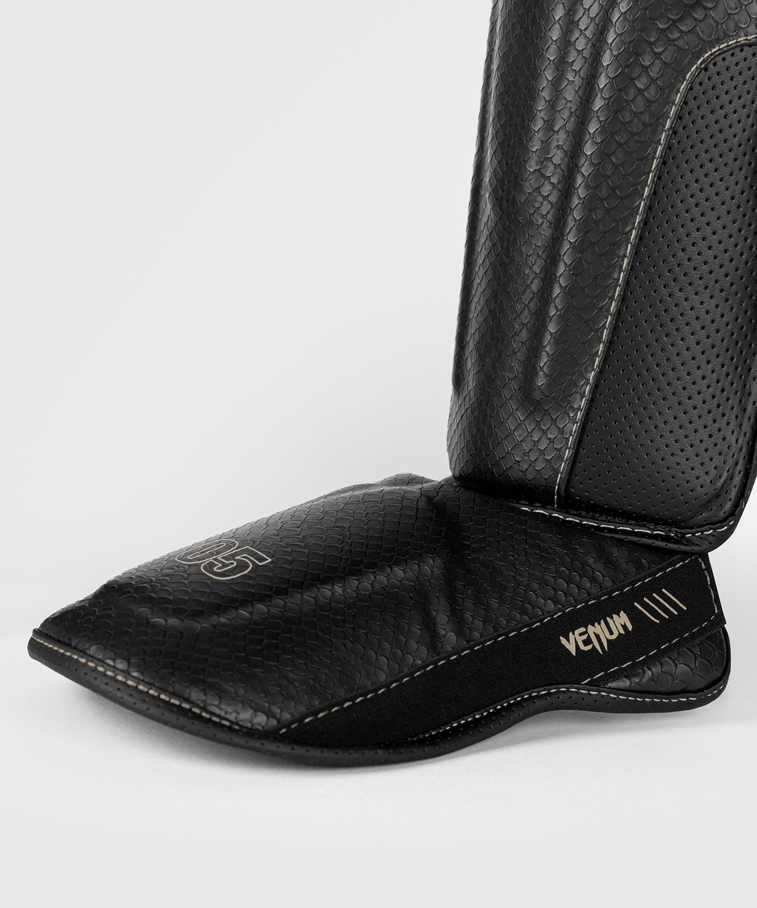 Venum Impact Evo Scales Shin Guards Black - The Fight Club