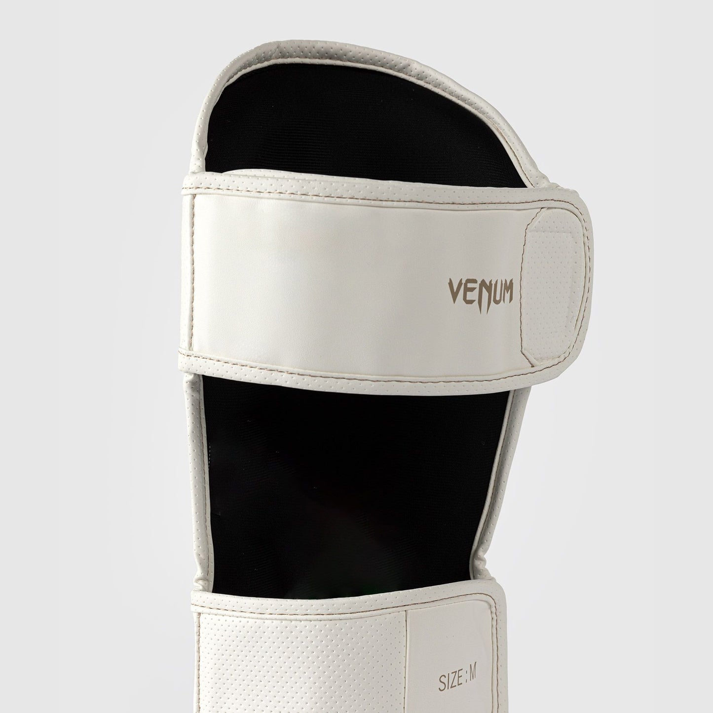 Venum Impact Evo Scales Shin Guards - Ivory