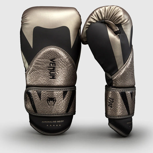 Venum Challenger 4.0 Boxing Gloves Silver/Black - The Fight Club