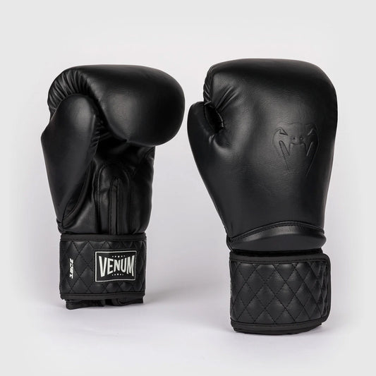 Venum Impact Classic Boxing Gloves Black - The Fight Club