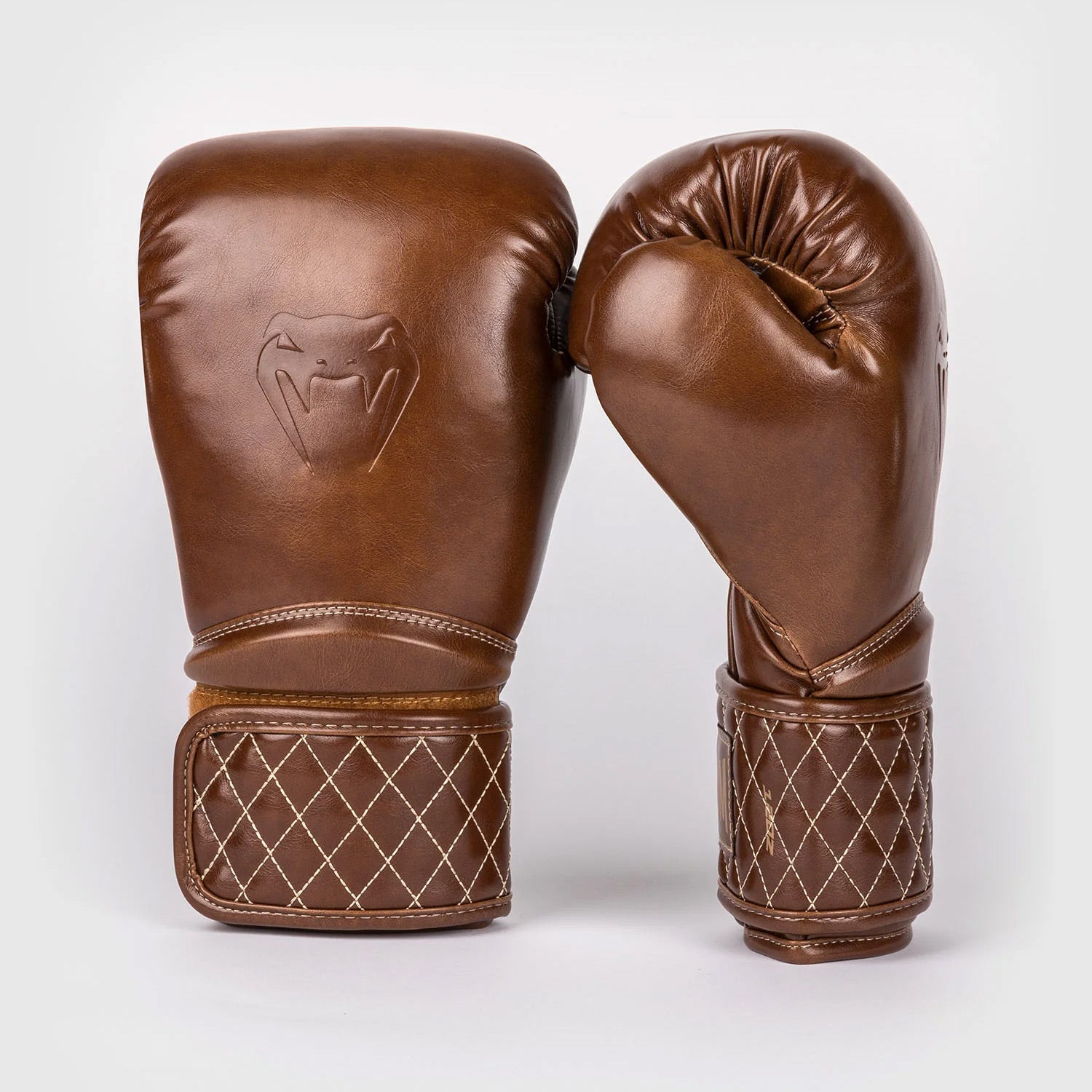 Venum Impact Classic Boxing Gloves Shiny Havana - The Fight Club