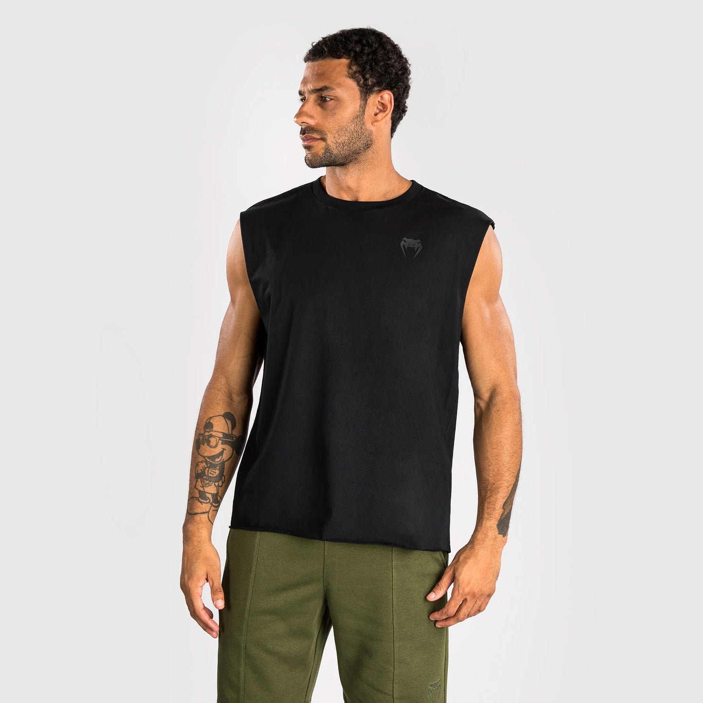 Venum Divide Sleeveless T-Shirt Black - The Fight Club