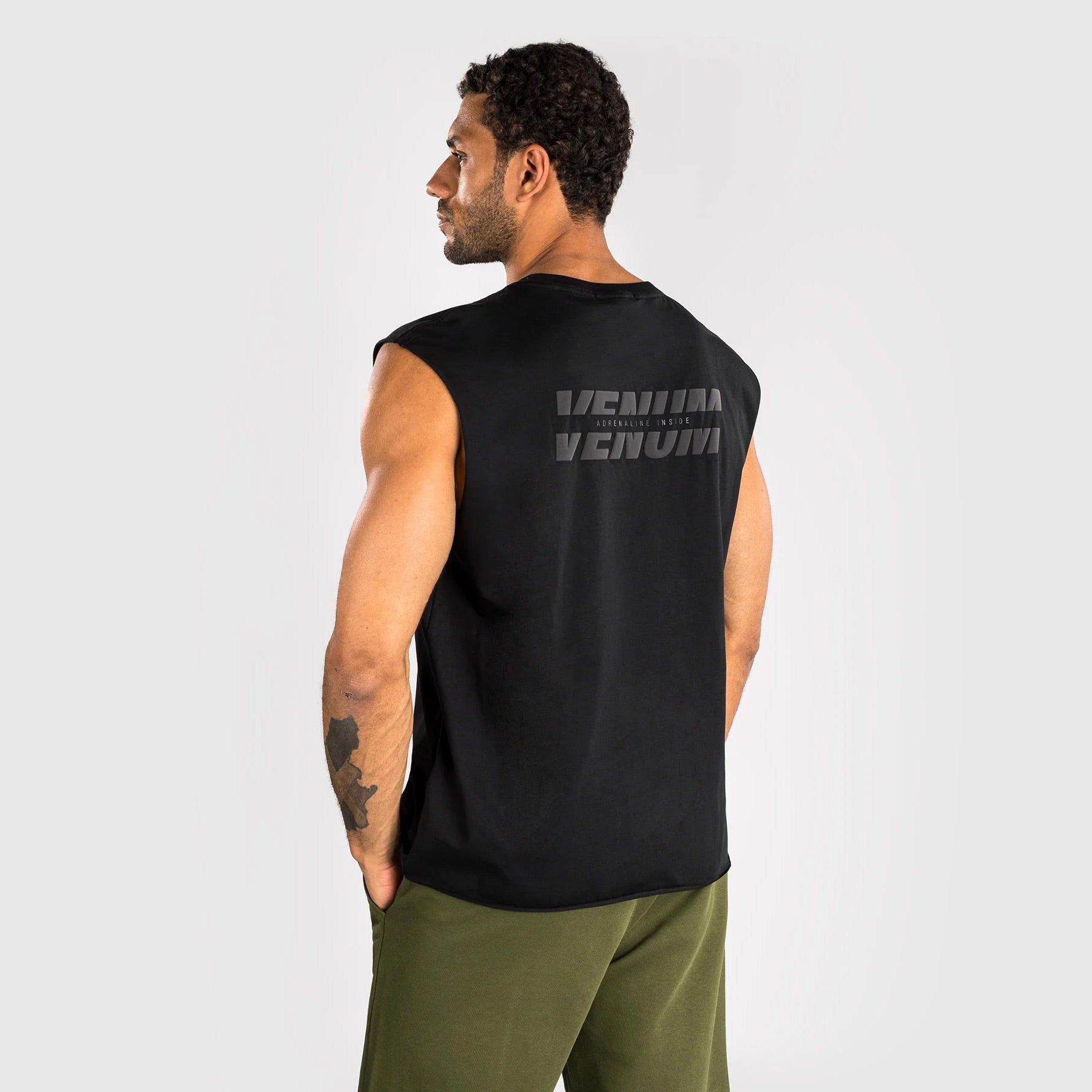 Venum Divide Sleeveless T-Shirt Black - The Fight Club