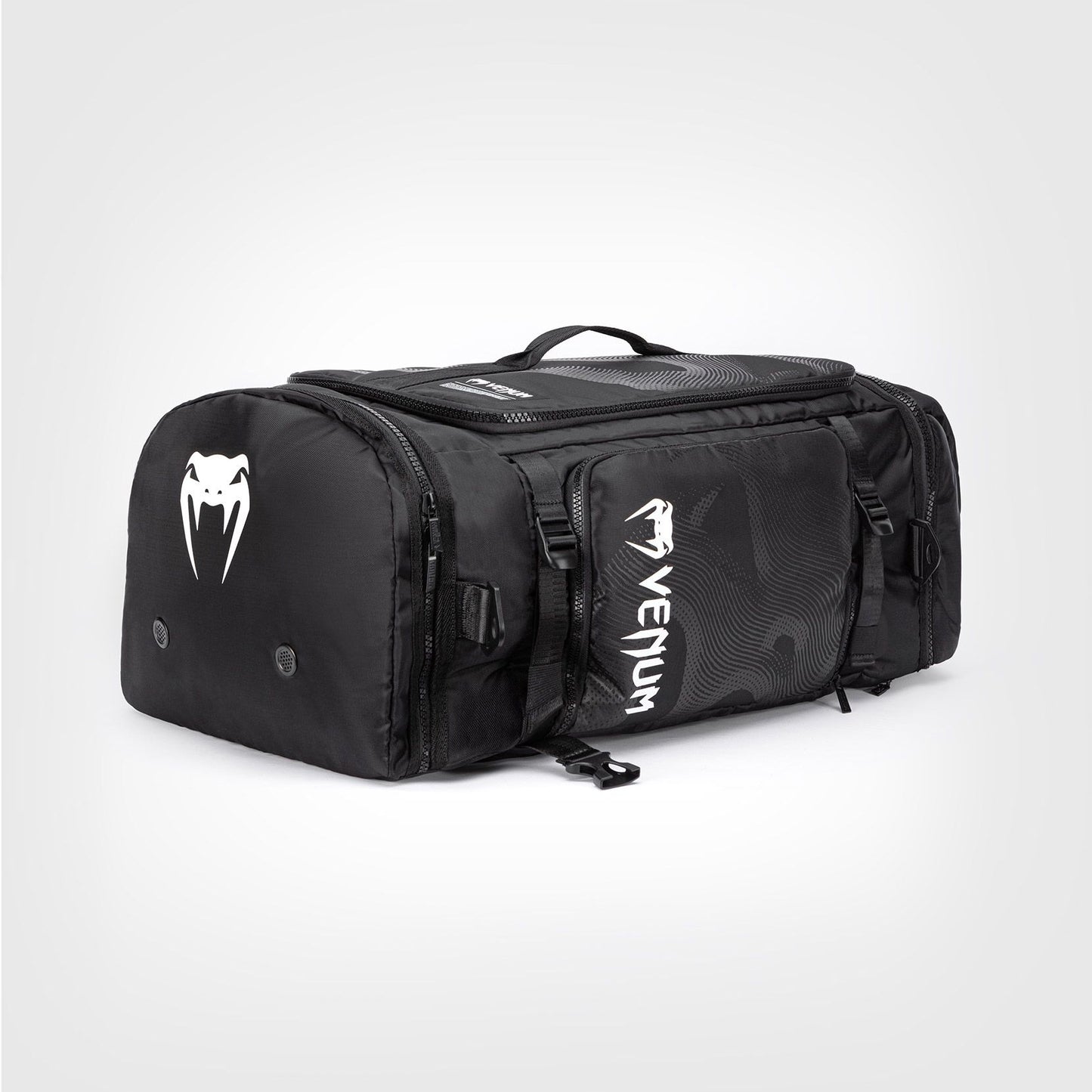 Venum Shockwave Convertible Sports Bag 48L Black - The Fight Club