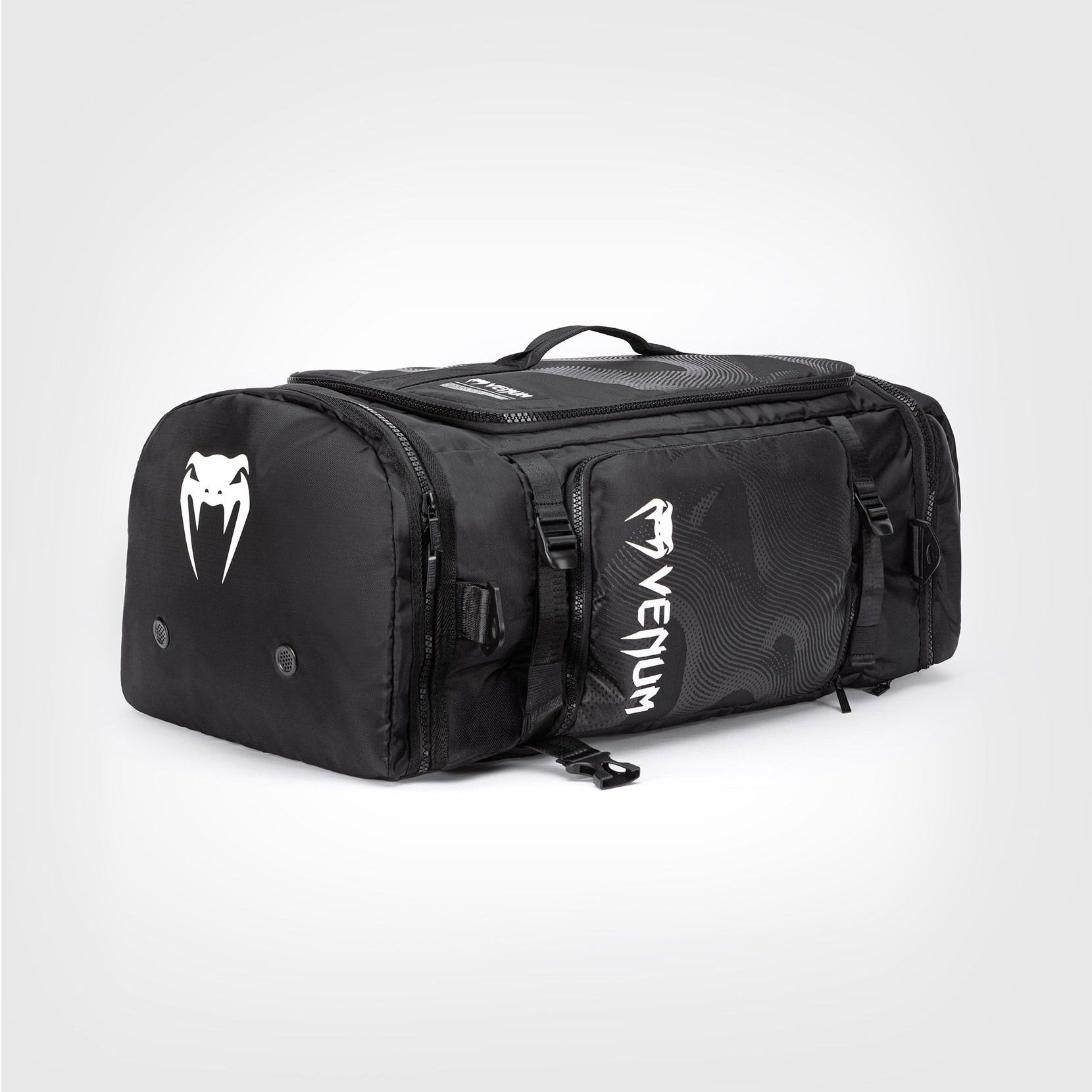 Venum Shockwave Convertible Sports Bag 48L Black - The Fight Club