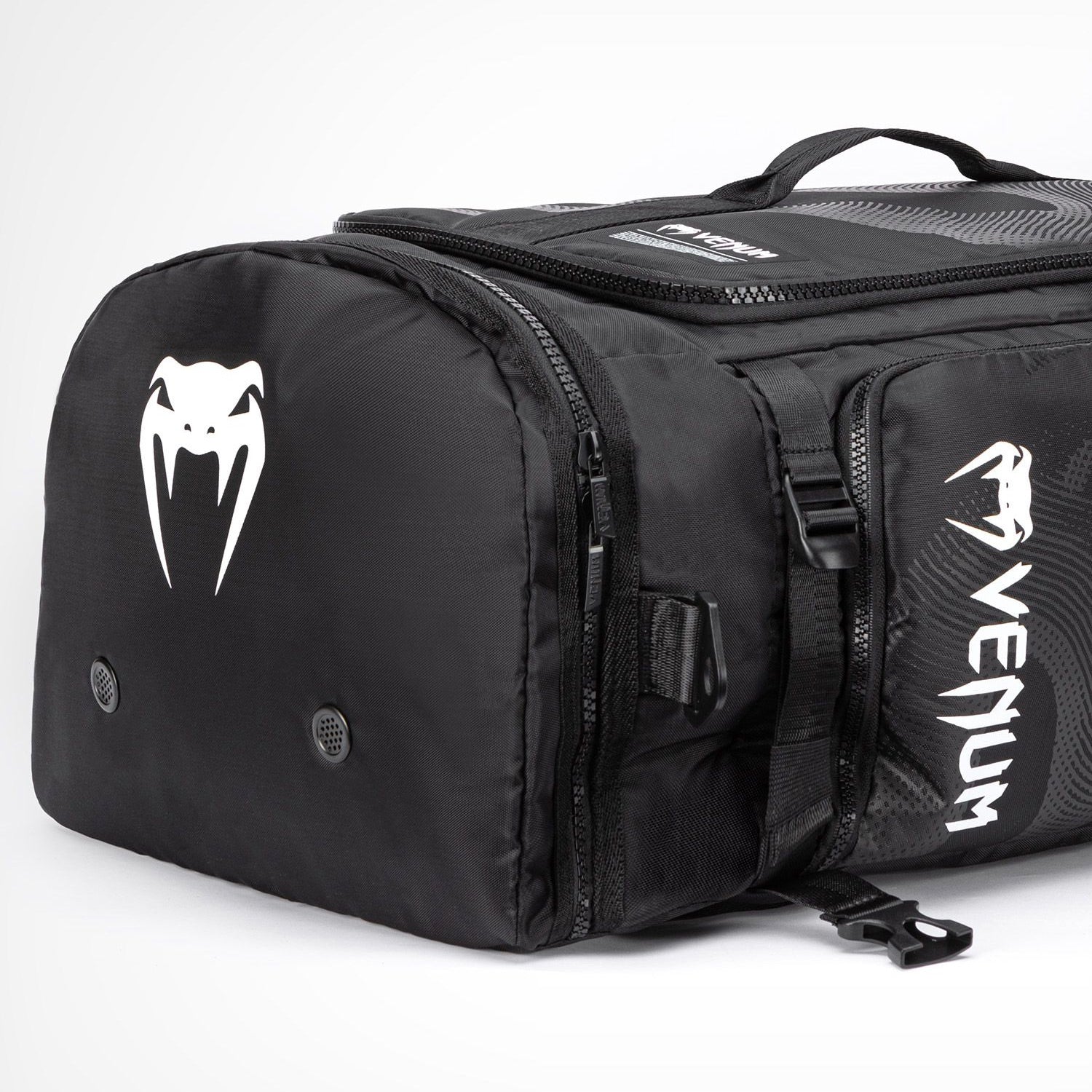 Venum Shockwave Convertible Sports Bag 48L Black - The Fight Club