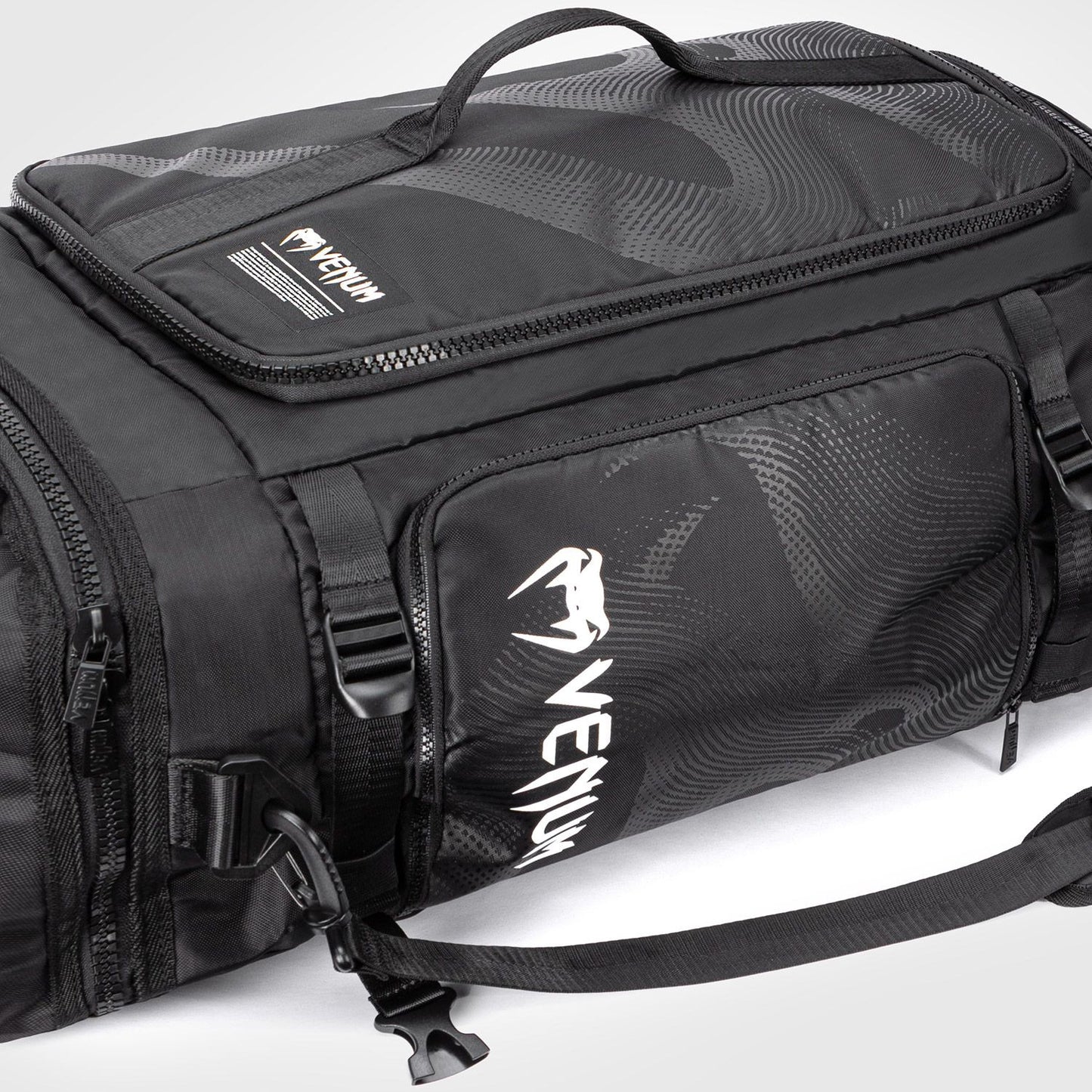 Venum Shockwave Convertible Sports Bag 48L Black - The Fight Club