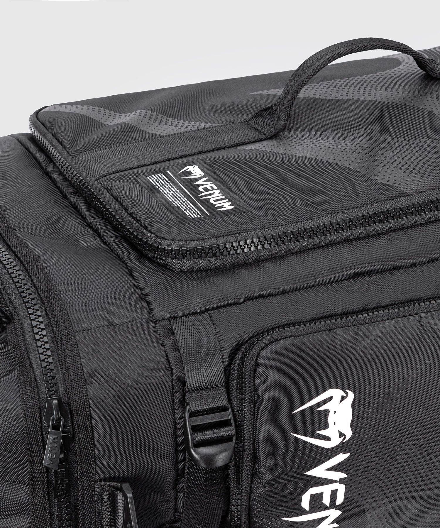 Venum Shockwave Convertible Sports Bag 48L Black - The Fight Club