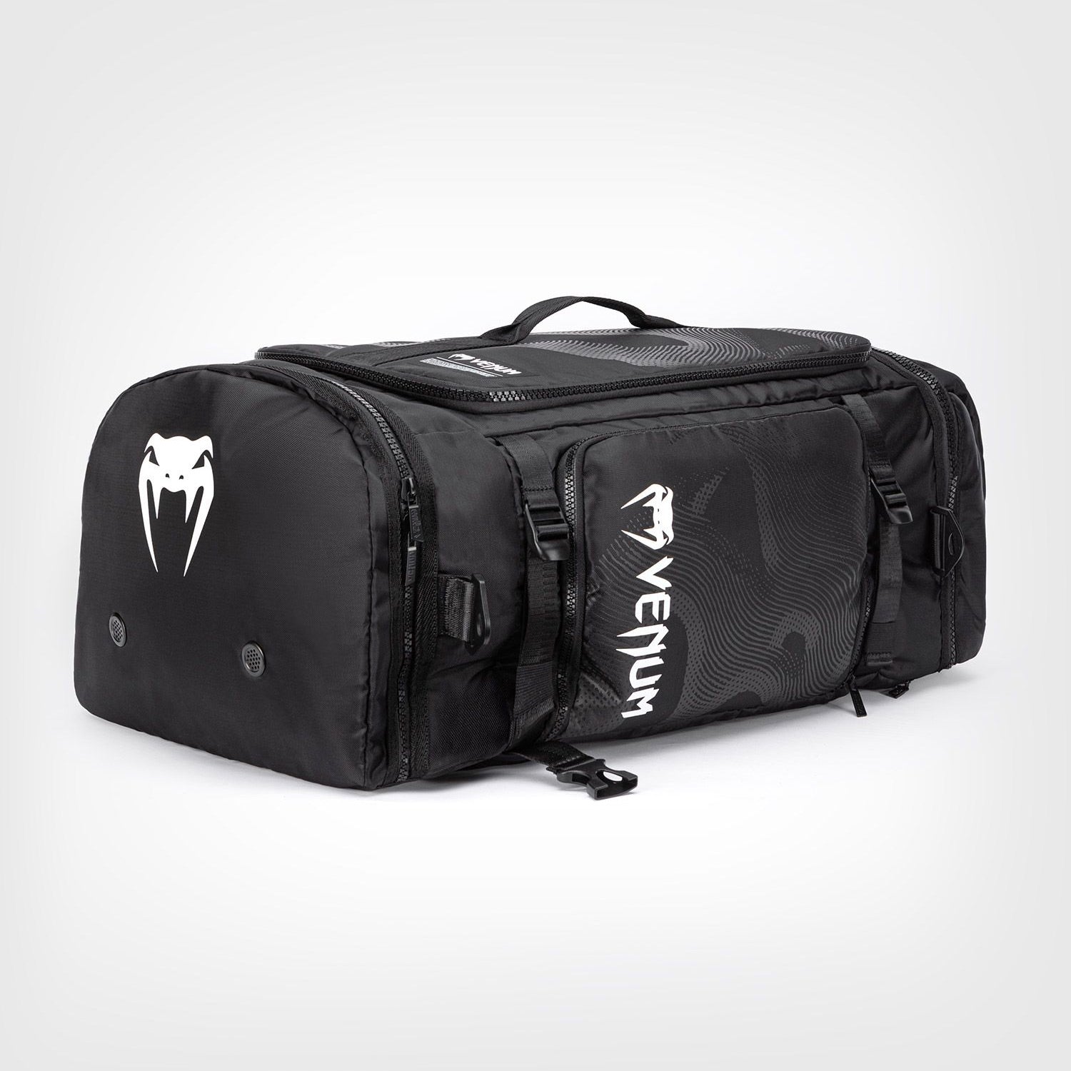 Venum Shockwave Convertible Sports Bag 60L Black - The Fight Club