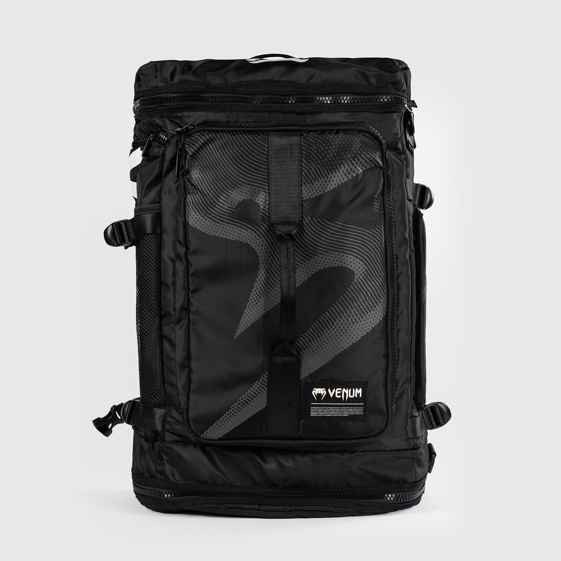 Venum Shockwave Convertible Sports Bag 60L - Black – The Fight Club