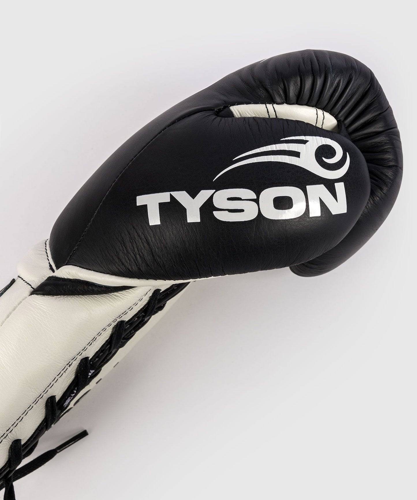 Venum Giant 2.0 Mike Tyson Pro Boxing Gloves with Laces Deep Black/Optical White - The Fight Club