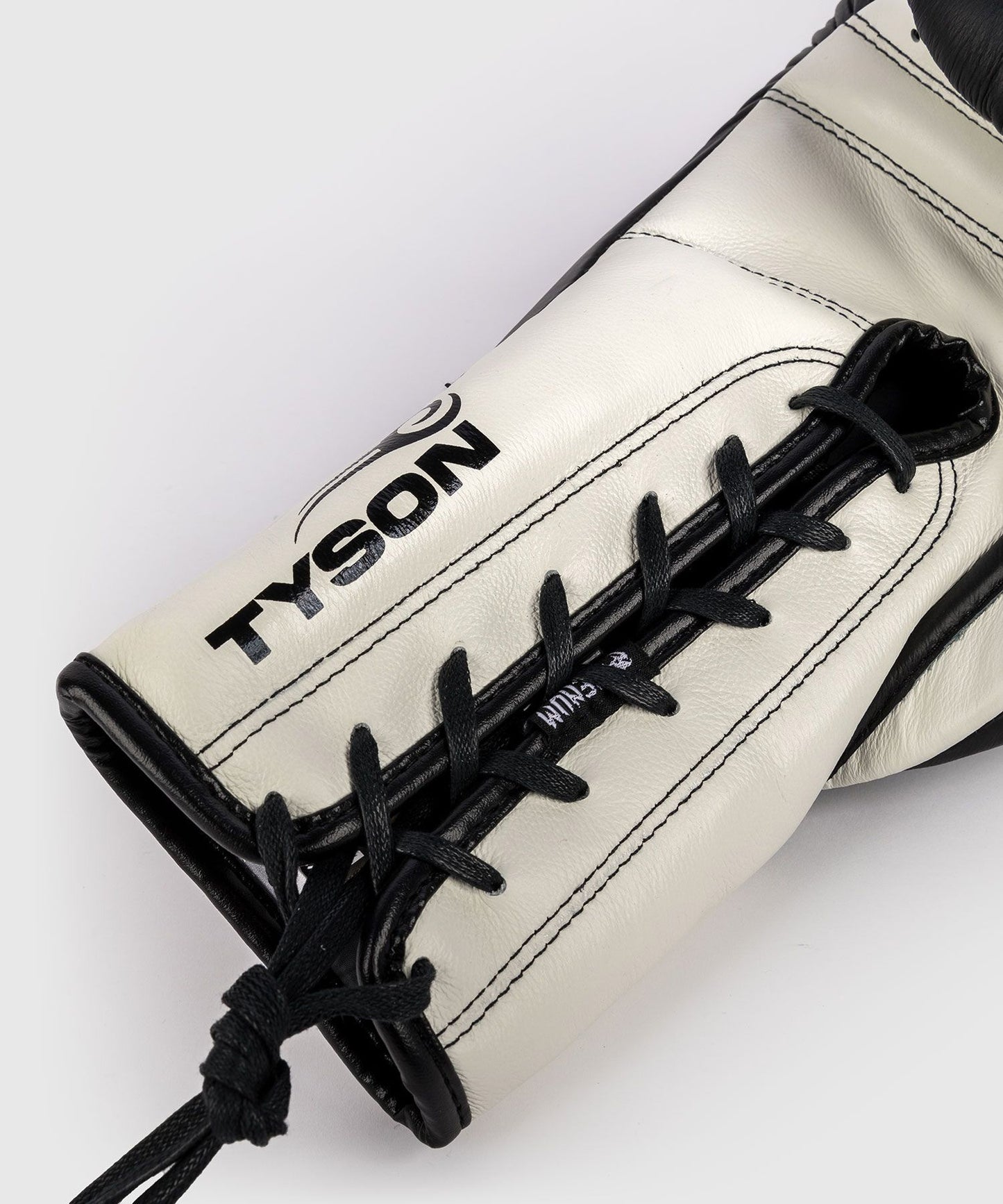 Venum Giant 2.0 Mike Tyson Pro Boxing Gloves with Laces Deep Black/Optical White - The Fight Club