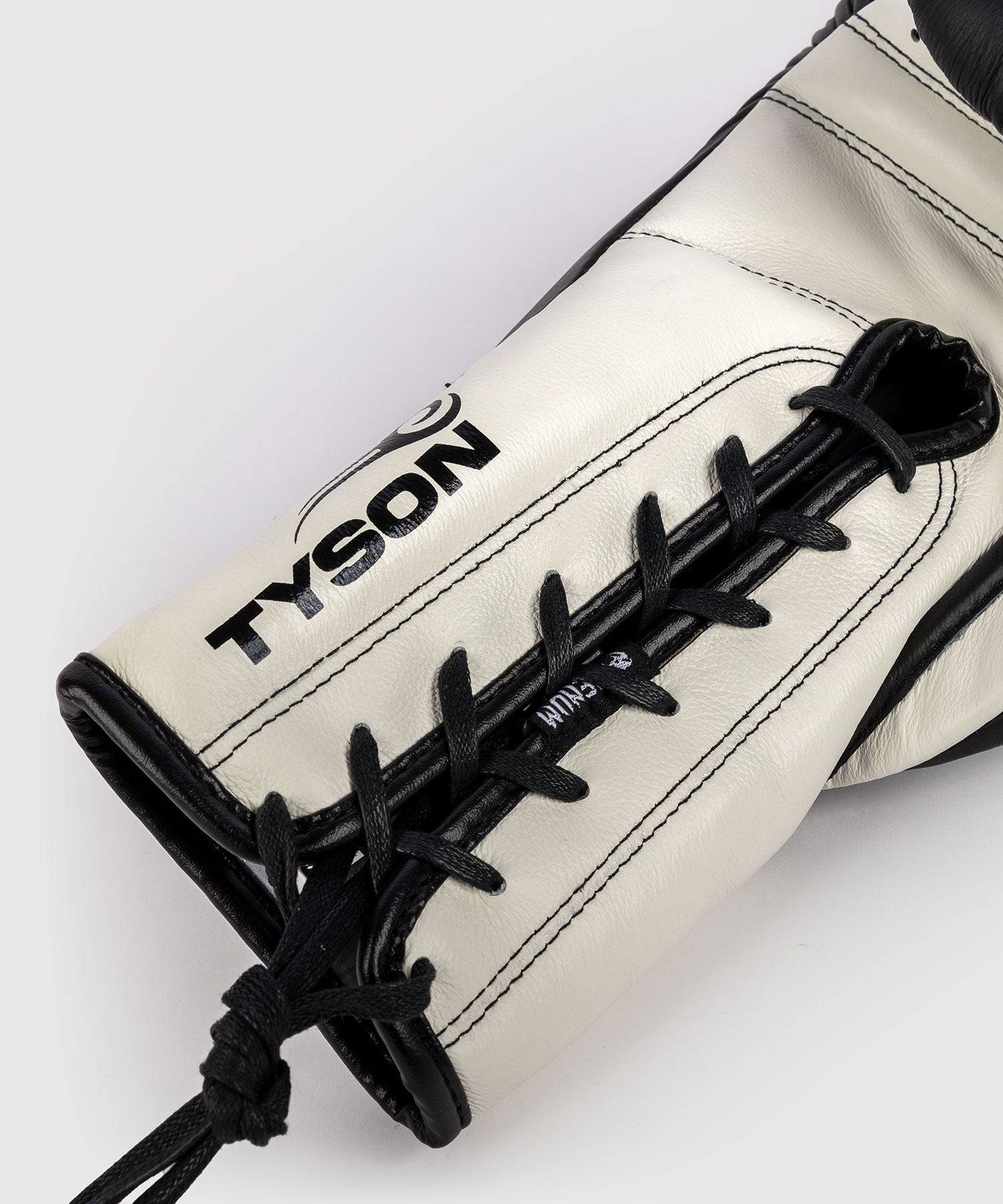 Venum Giant 2.0 Mike Tyson Pro Boxing Gloves with Laces Deep Black/Optical White - The Fight Club