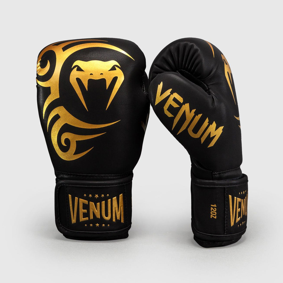 Venum Mike Tyson Replica Boxing Gloves Black/Gold - The Fight Club