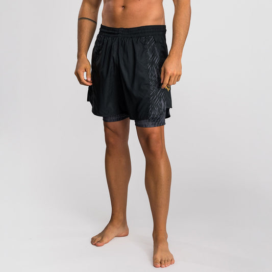 Venum x Chimaev Training Shorts Black/Grey - The Fight Club
