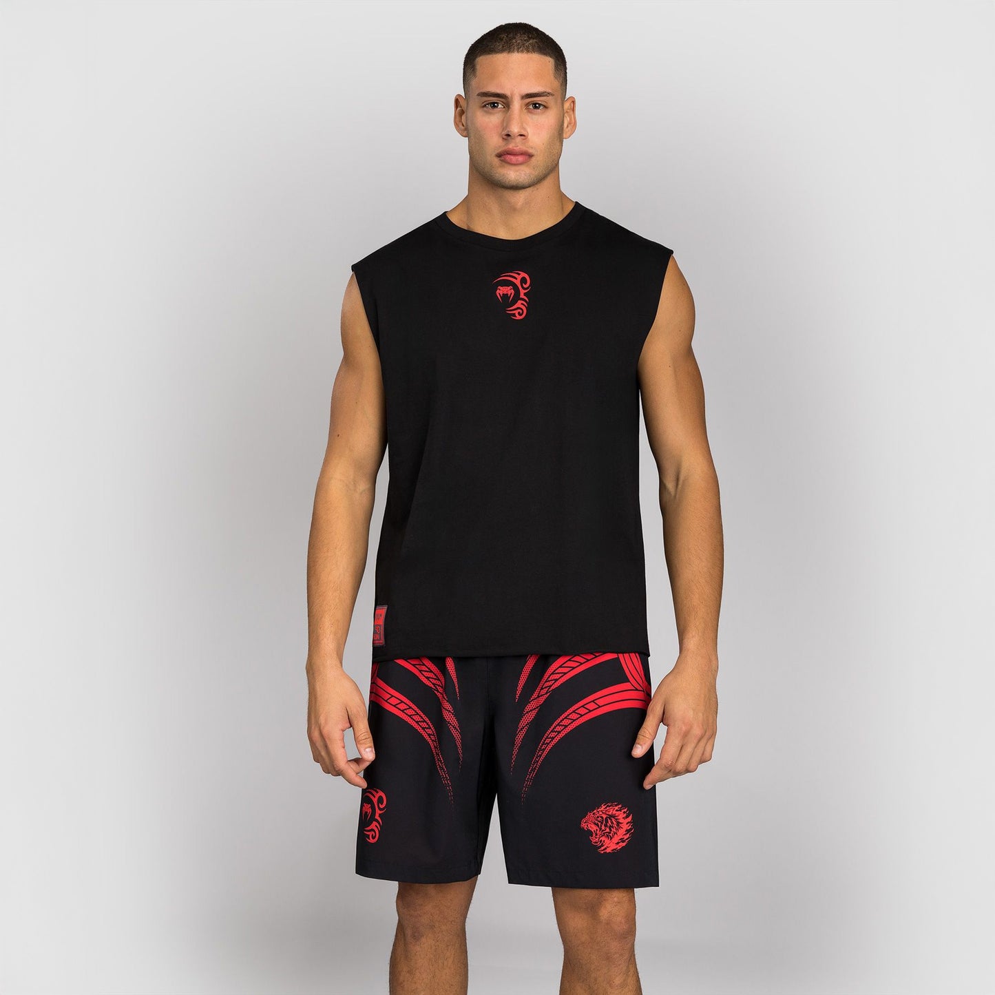 Venum x Mike Tyson Tiger Sleeveless T-Shirt Deep Black - The Fight Club