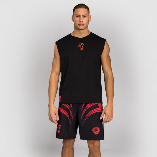 Venum x Mike Tyson Tiger Sleeveless T-Shirt Deep Black - The Fight Club