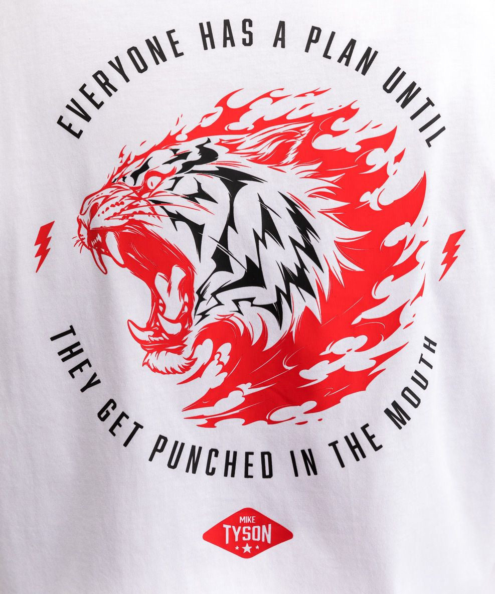 Venum x Mike Tyson Tiger Sleeveless T-Shirt Optical White - The Fight Club