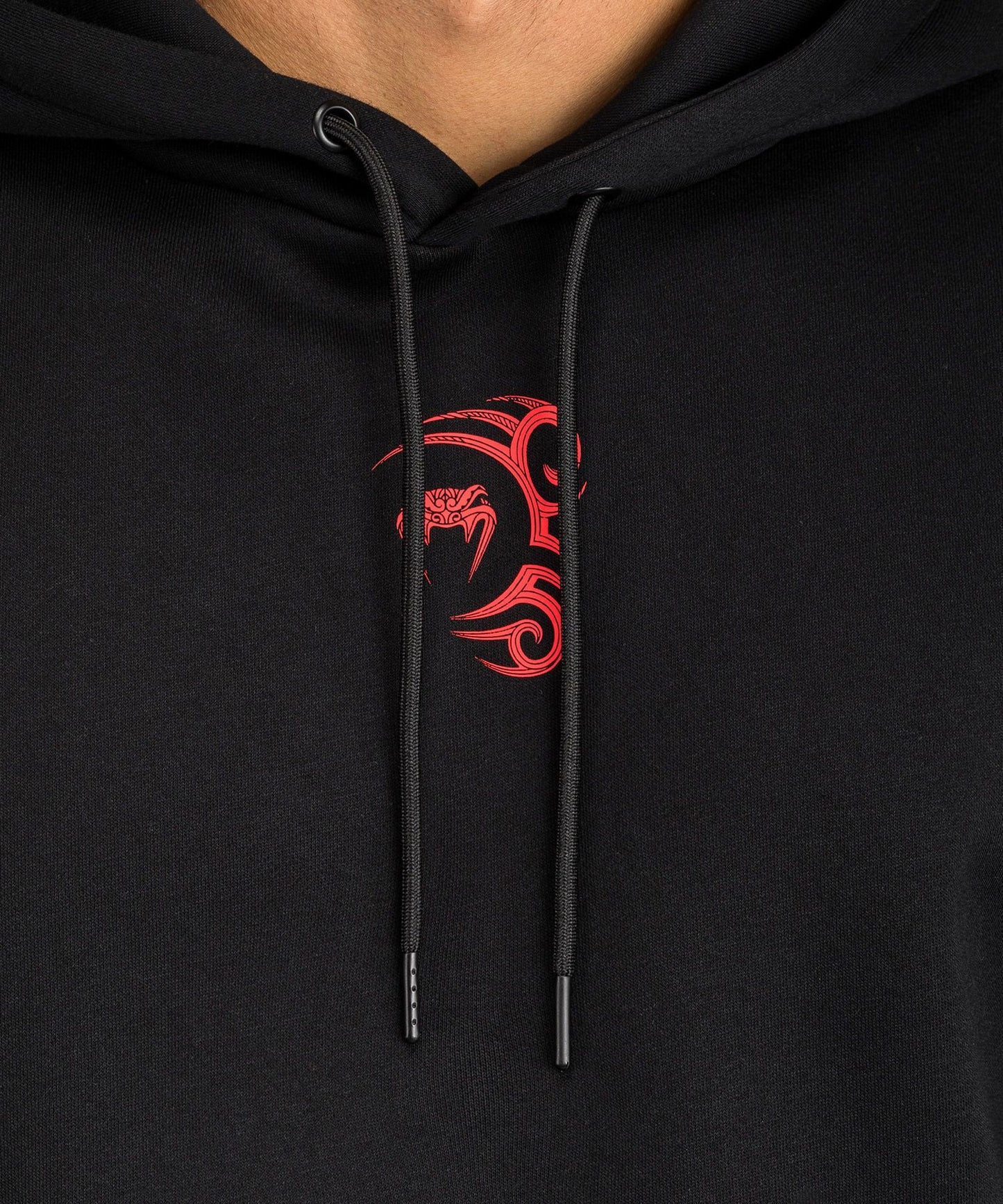 Venum x Mike Tyson Tiger Hoodie Deep Black/Intense Red - The Fight Club