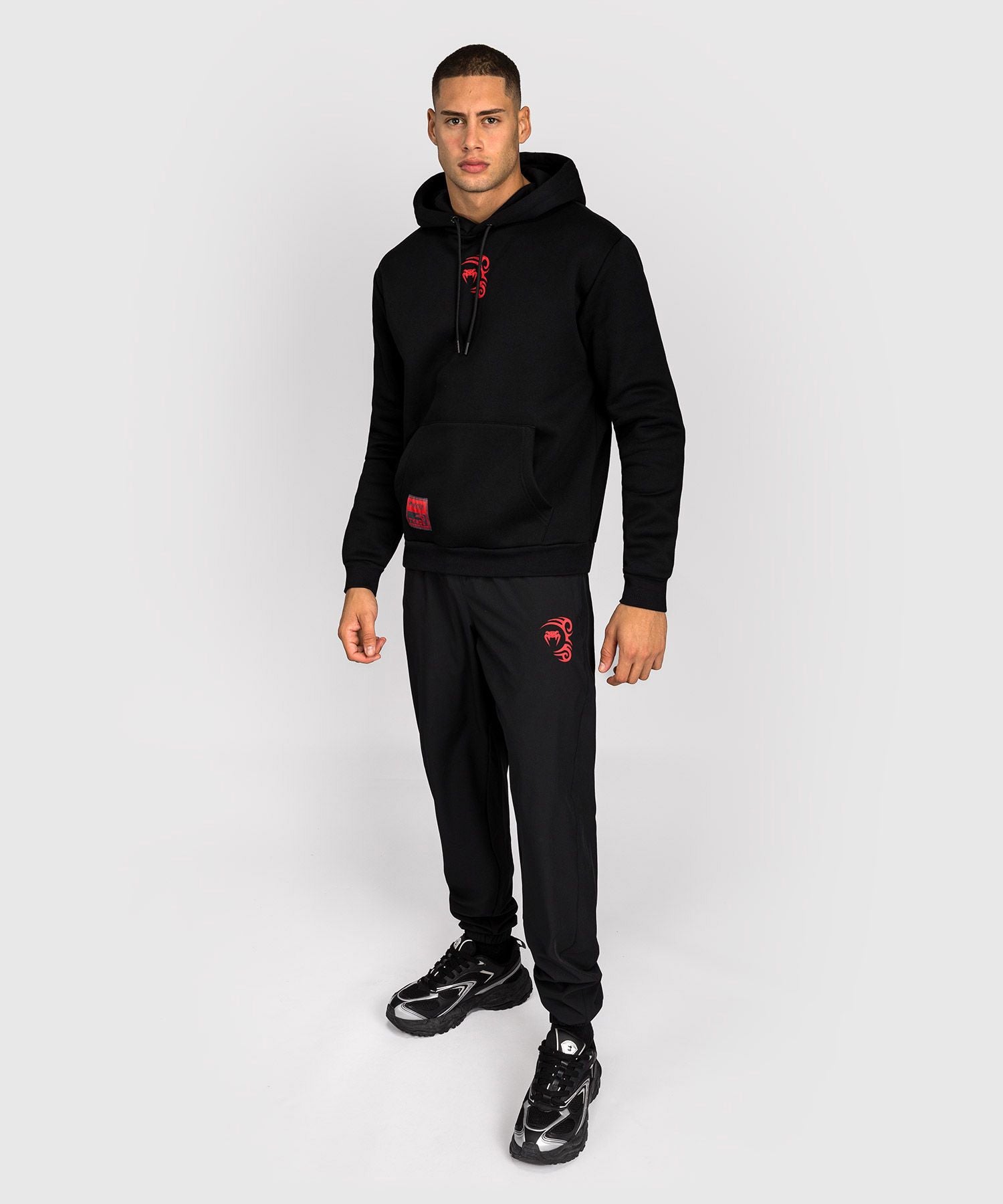 Venum x Mike Tyson Tiger Hoodie Deep Black/Intense Red - The Fight Club