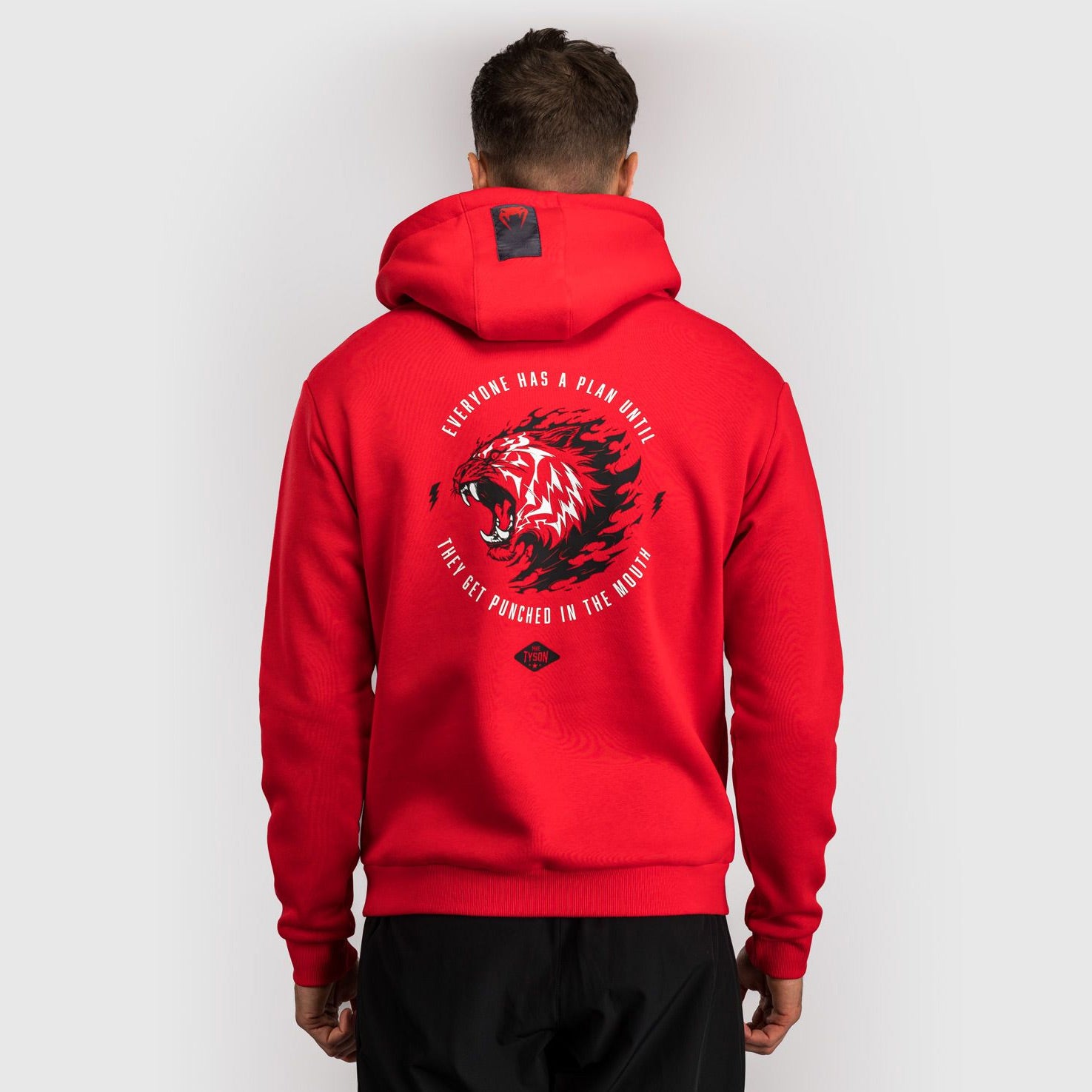 Venum x Mike Tyson Tiger Hoodie Intense Red/Deep Black - The Fight Club