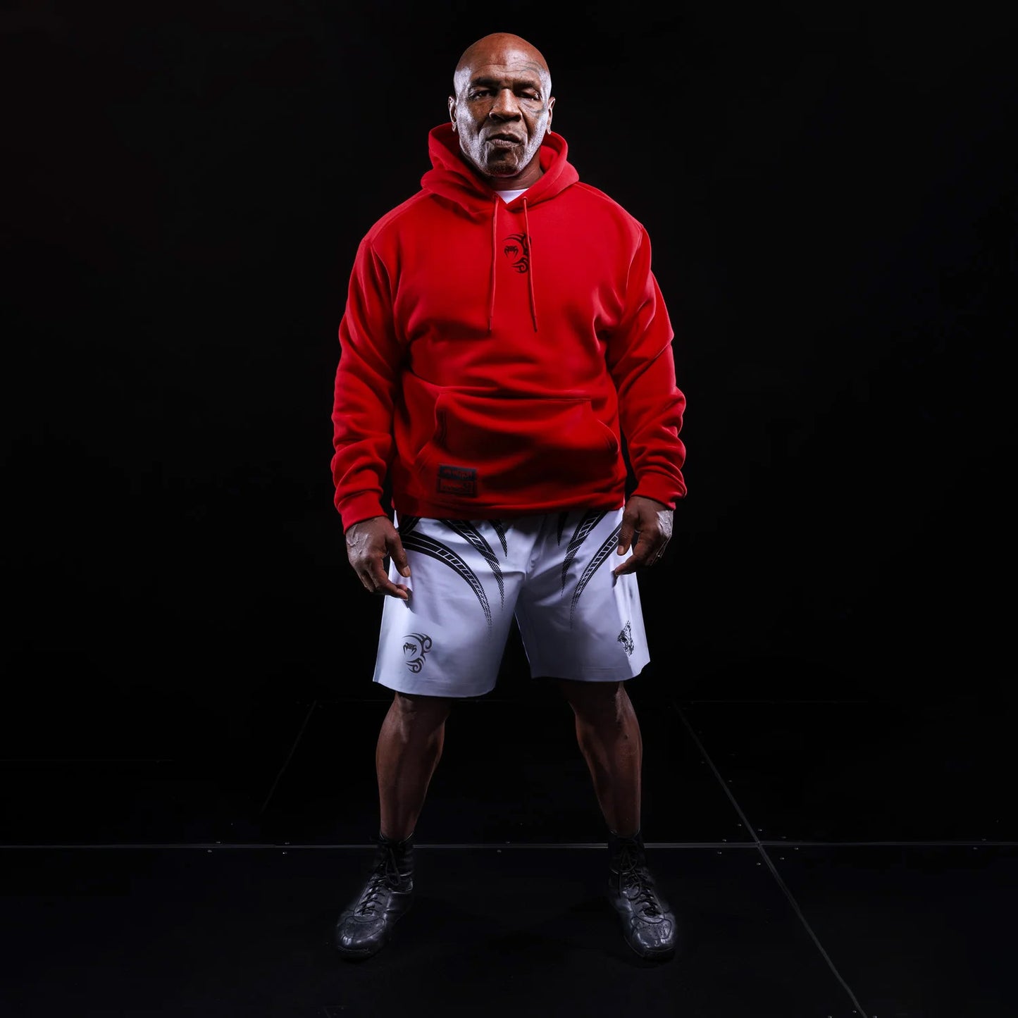 Venum x Mike Tyson Tiger Hoodie Intense Red/Deep Black - The Fight Club