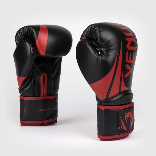 Venum Challenger 2.5 Boxing Gloves Black/Red - The Fight Club