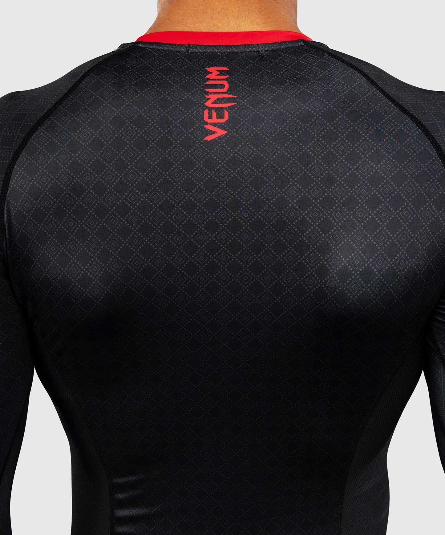 Venum x Roger Gracie Signature Long Sleeve Rash Guard Black/Red - The Fight Club