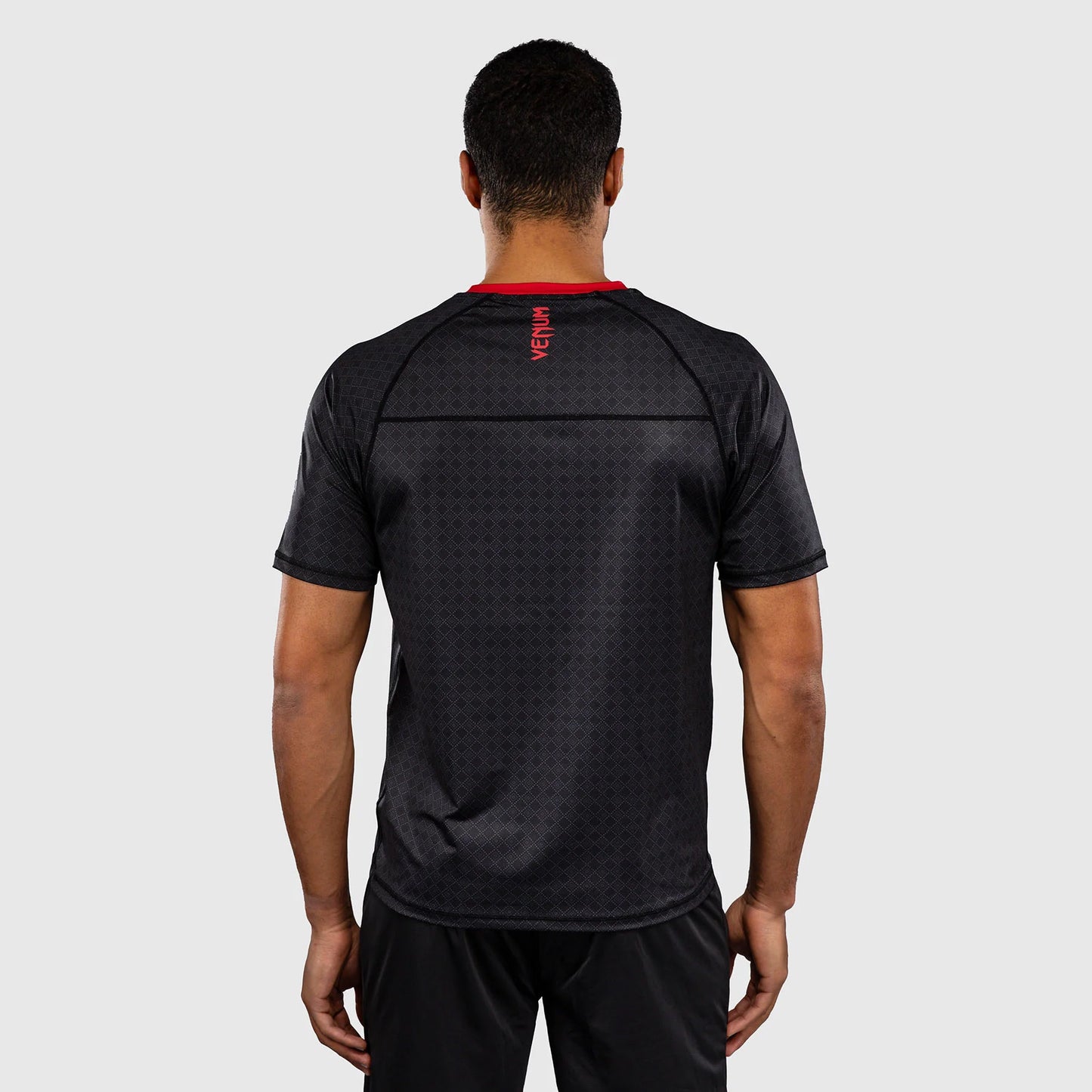 Venum x Roger Gracie Signature Dry Tech T-Shirt Black/Red - The Fight Club