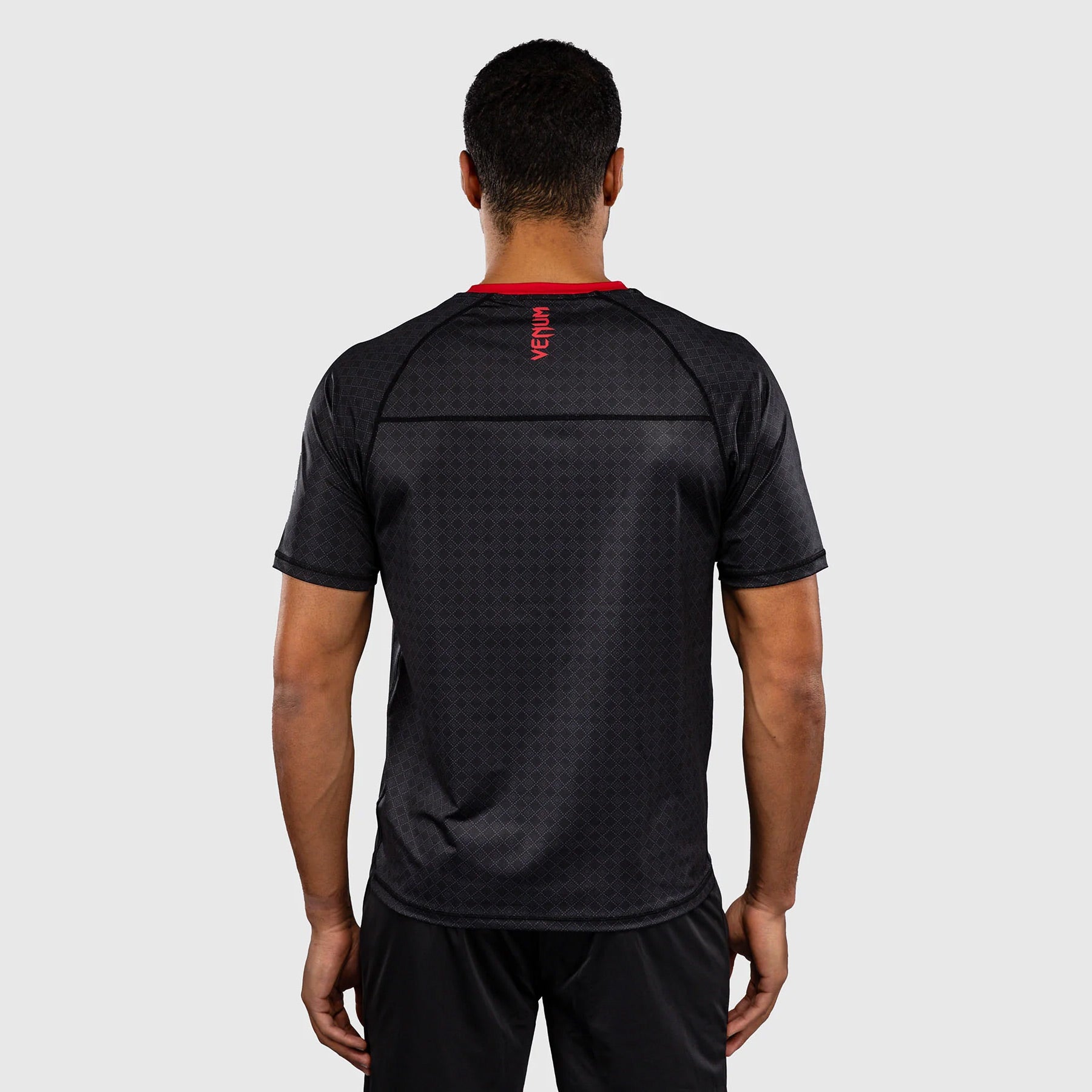 Venum x Roger Gracie Signature Dry Tech T-Shirt Black/Red - The Fight Club