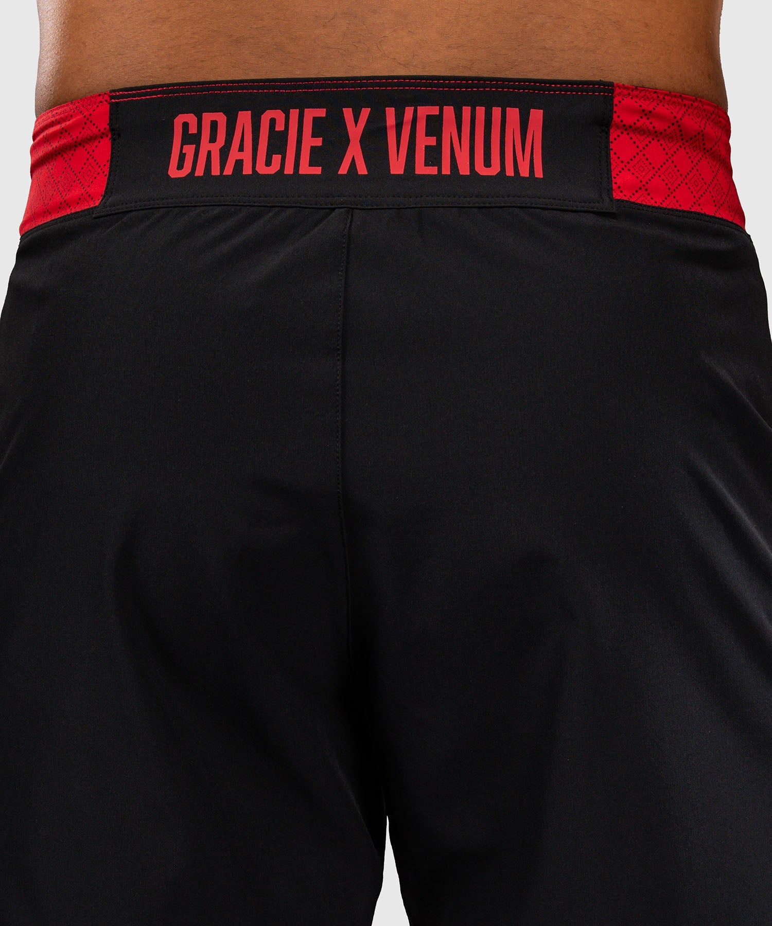 Venum x Roger Gracie Signature Fight Shorts Black/Red - The Fight Club