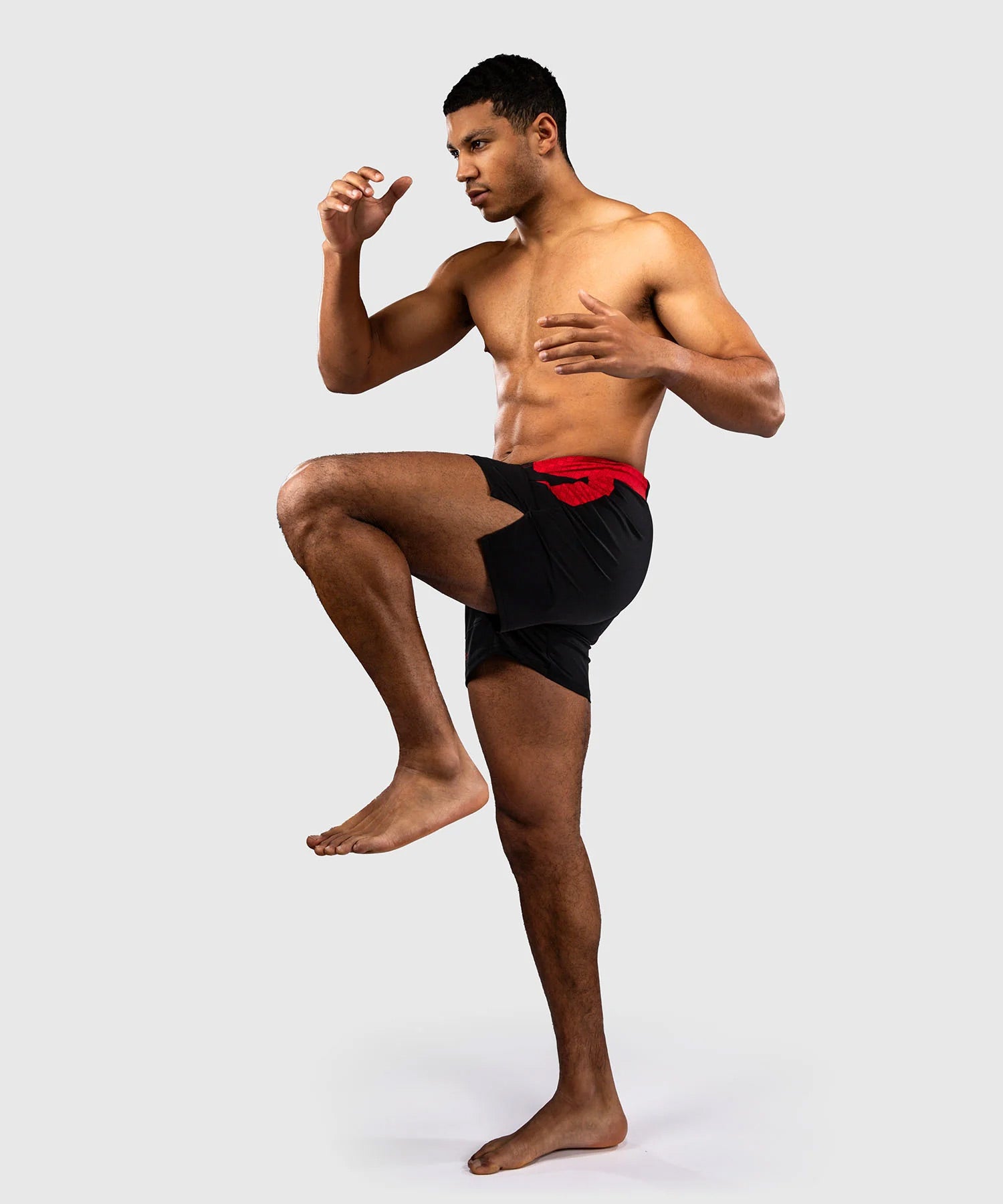 Venum x Roger Gracie Signature Fight Shorts Black/Red - The Fight Club