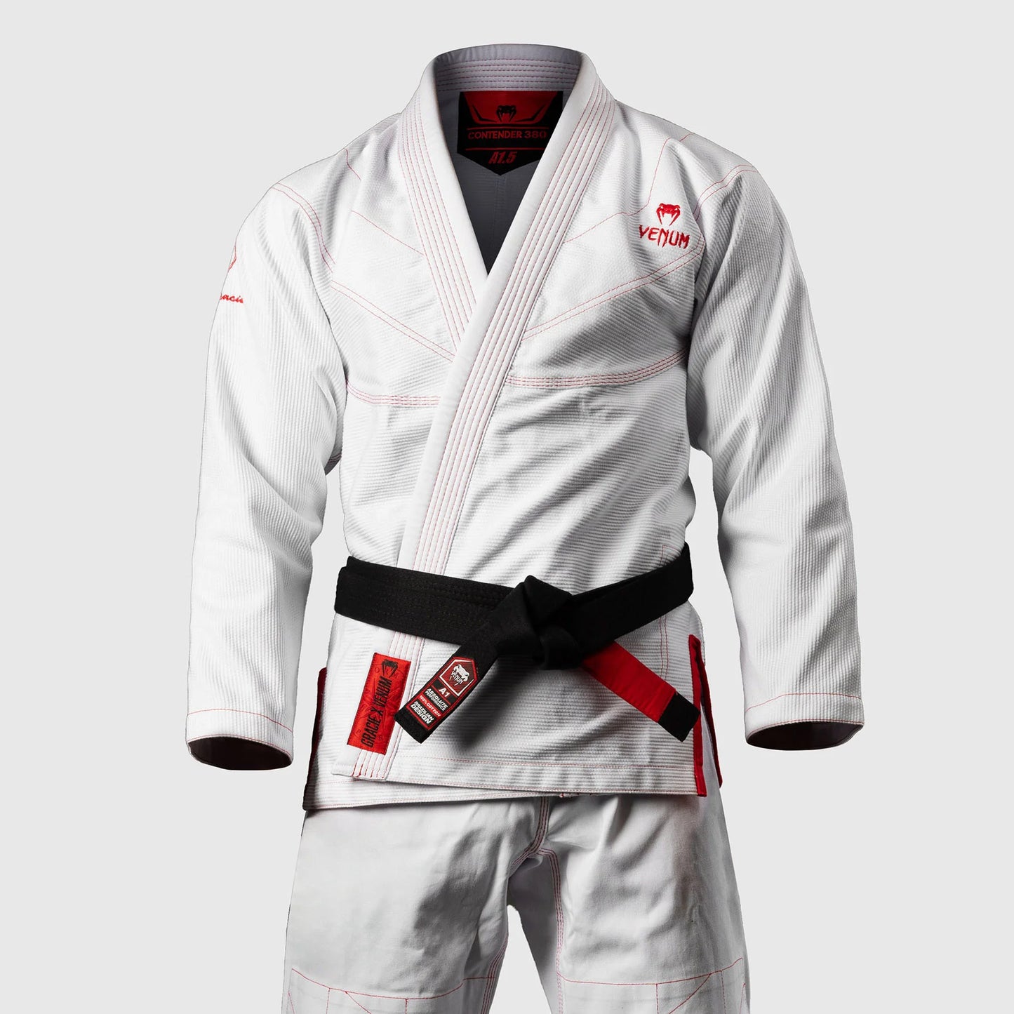 Venum x Roger Gracie Signature BJJ Gi White/Red - The Fight Club
