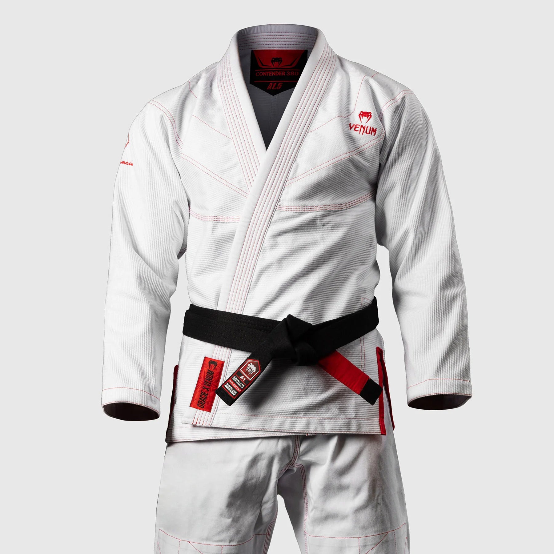 Venum x Roger Gracie Signature BJJ Gi White/Red - The Fight Club