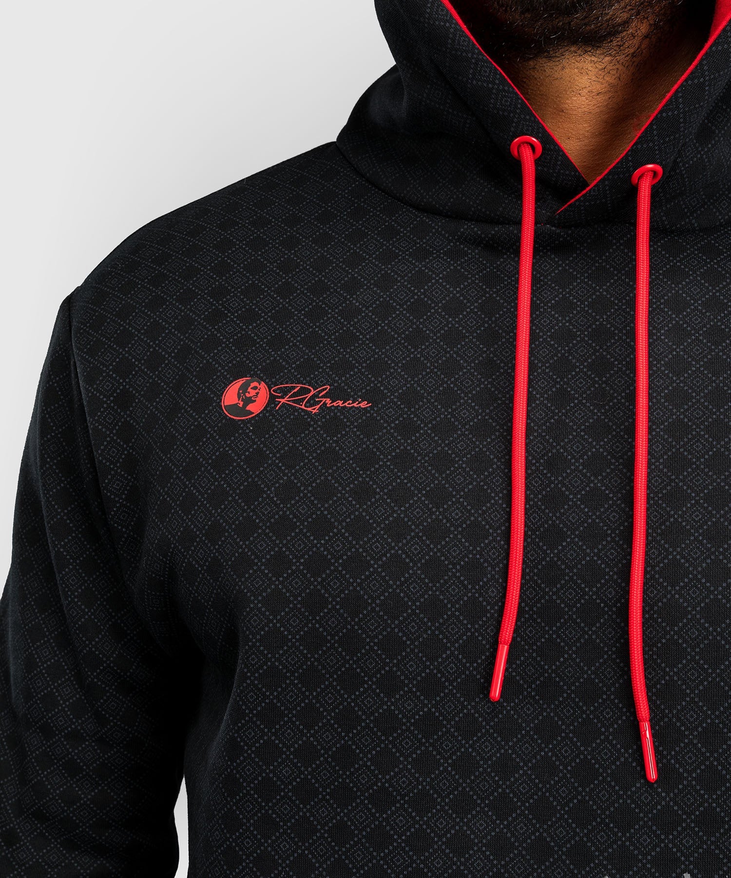 Venum x Roger Gracie Signature Hoodie Black/Red - The Fight Club