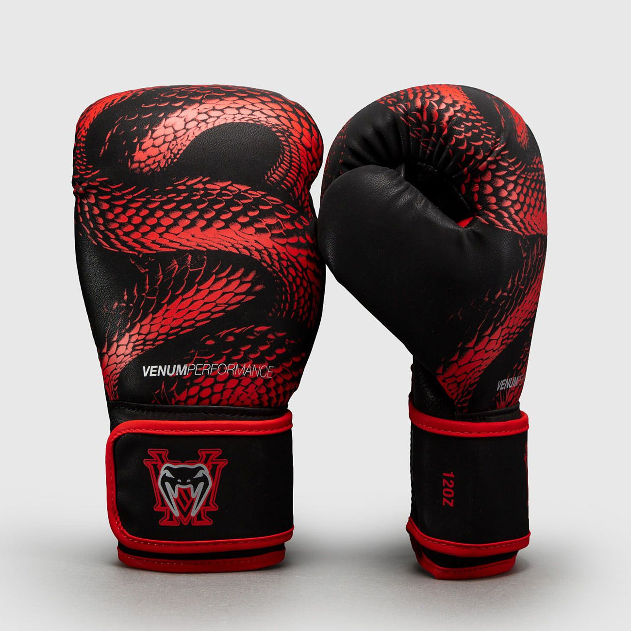 Venum Matupa Boxing Gloves Black/Red/Silver - The Fight Club