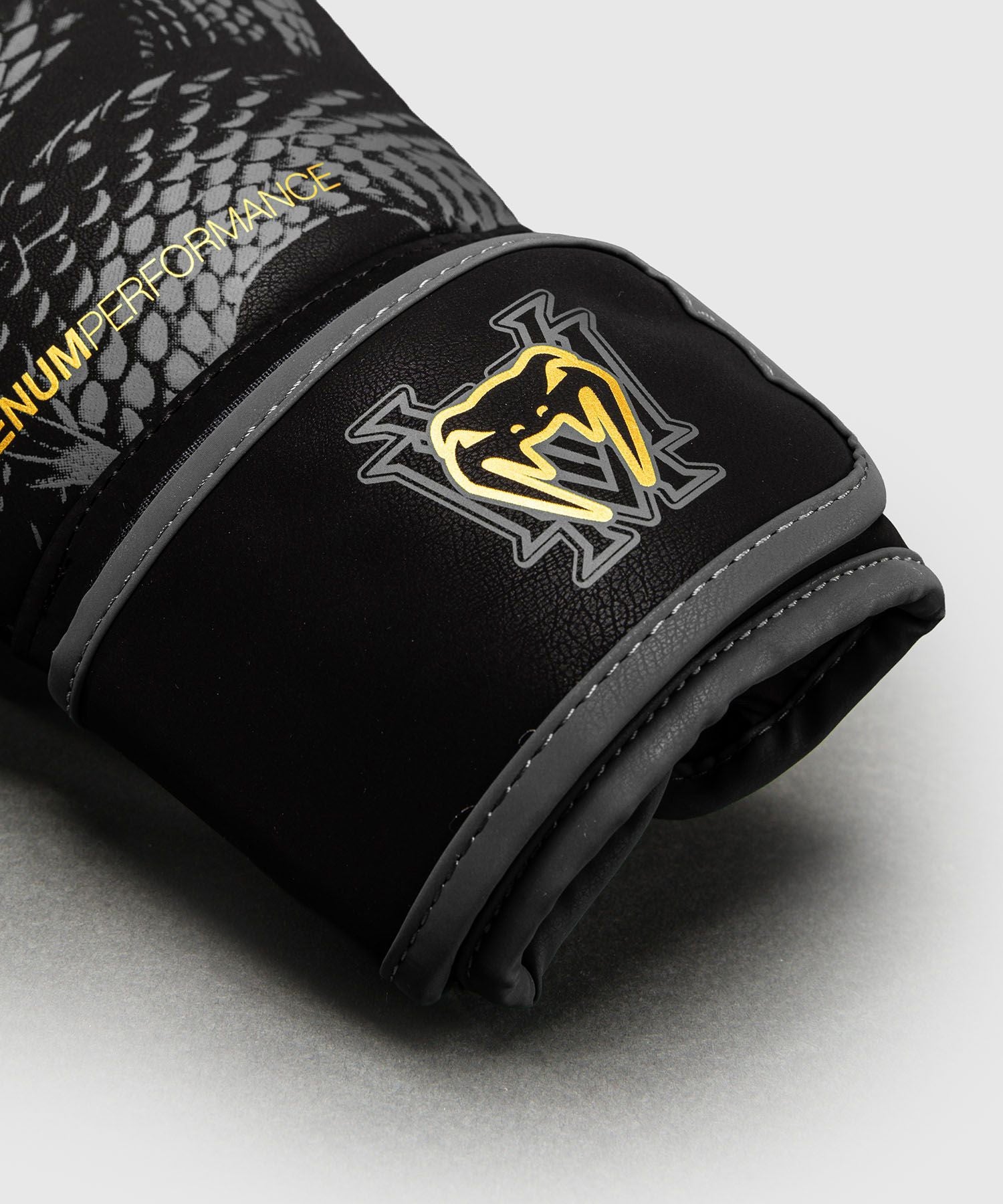 Venum Matupa Boxing Gloves Black/Grey/Gold - The Fight Club