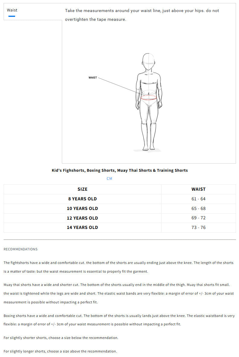 Size guide