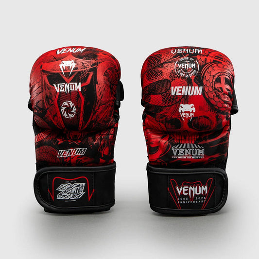 Venum 20th Anniversary Sparring Gloves Black/Red - The Fight Club