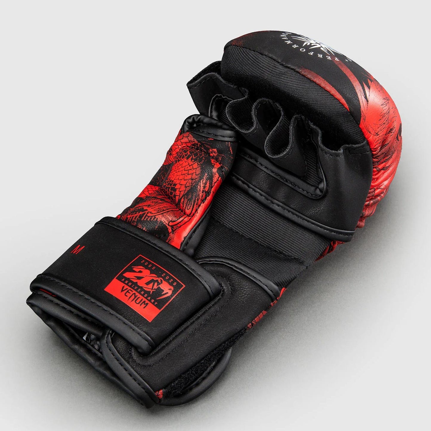 Venum 20th Anniversary Sparring Gloves Black/Red - The Fight Club