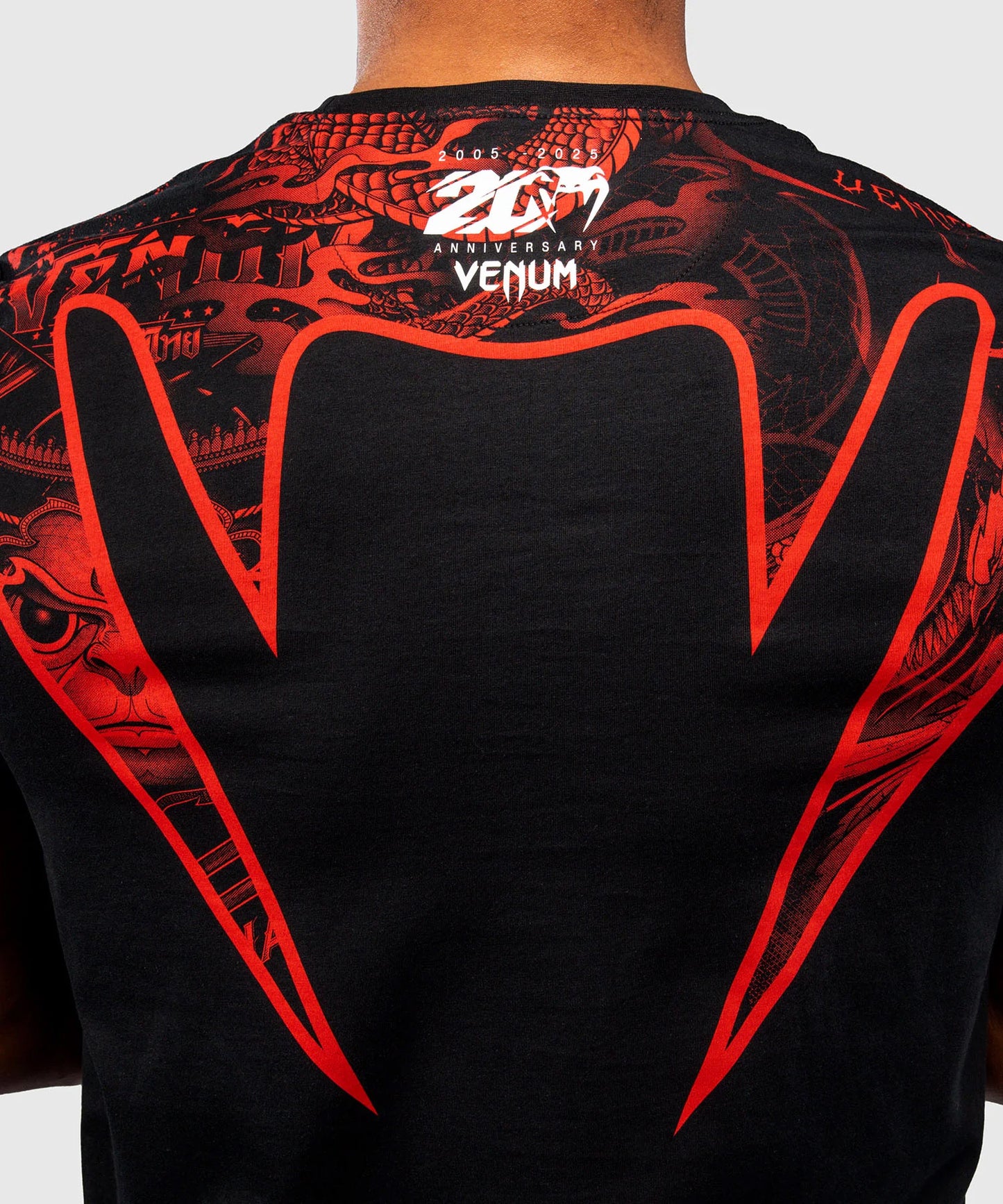 Venum 20th Anniversary T-Shirt Black/Red - The Fight Club