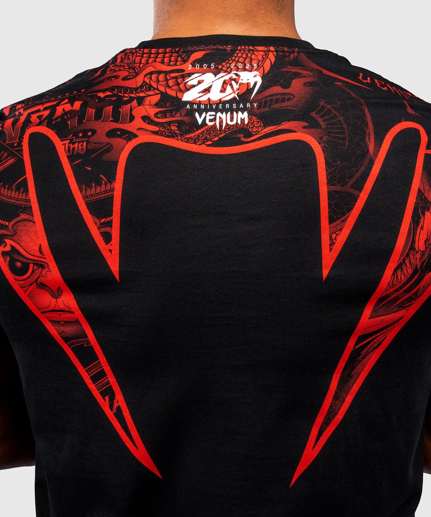 Venum 20th Anniversary T-Shirt Black/Red - The Fight Club