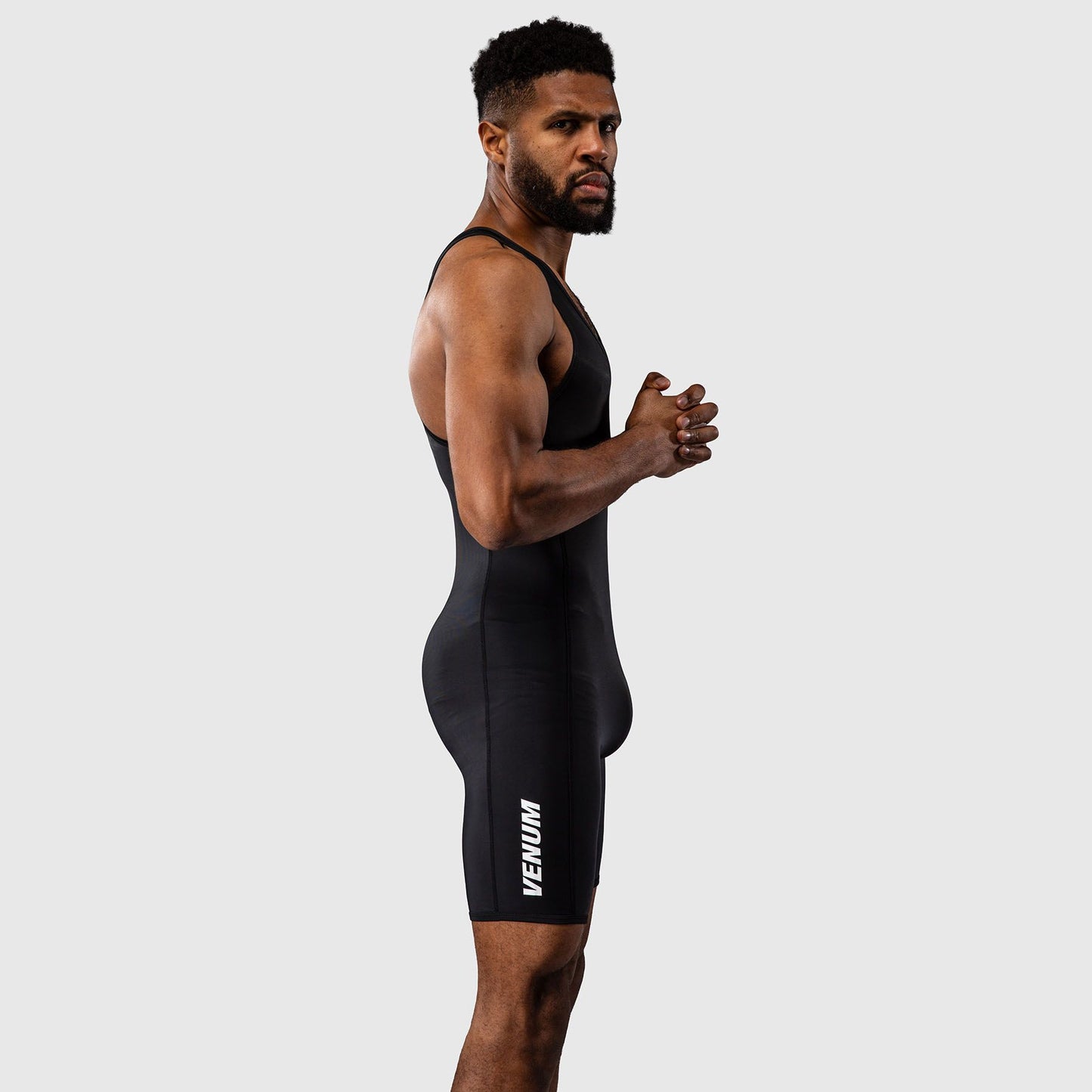 Venum Challenger Men's Wrestling Singlet Black - The Fight Club