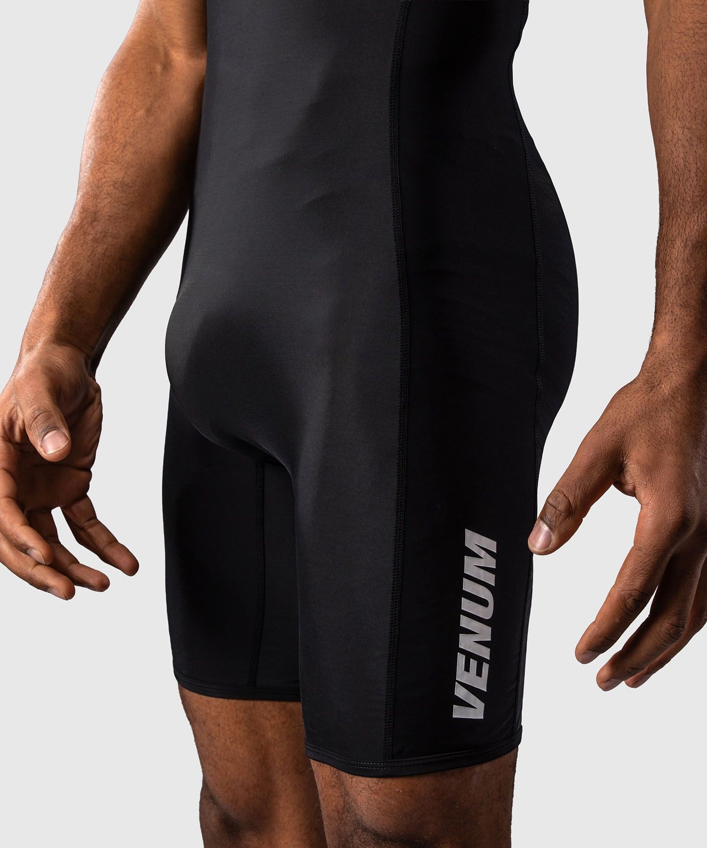 Venum Challenger Men's Wrestling Singlet Black - The Fight Club