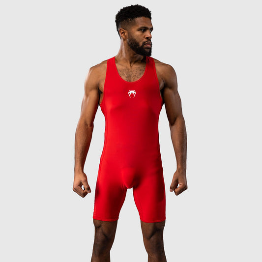 Venum Challenger Men's Wrestling Singlet Red - The Fight Club