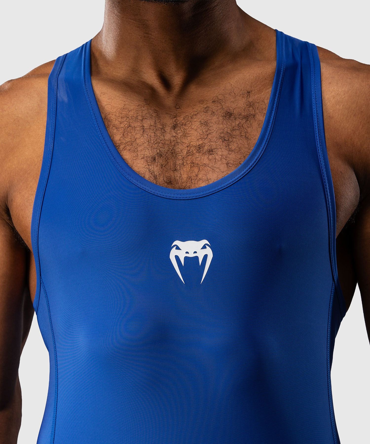 Venum Challenger Men's Wrestling Singlet Blue - The Fight Club