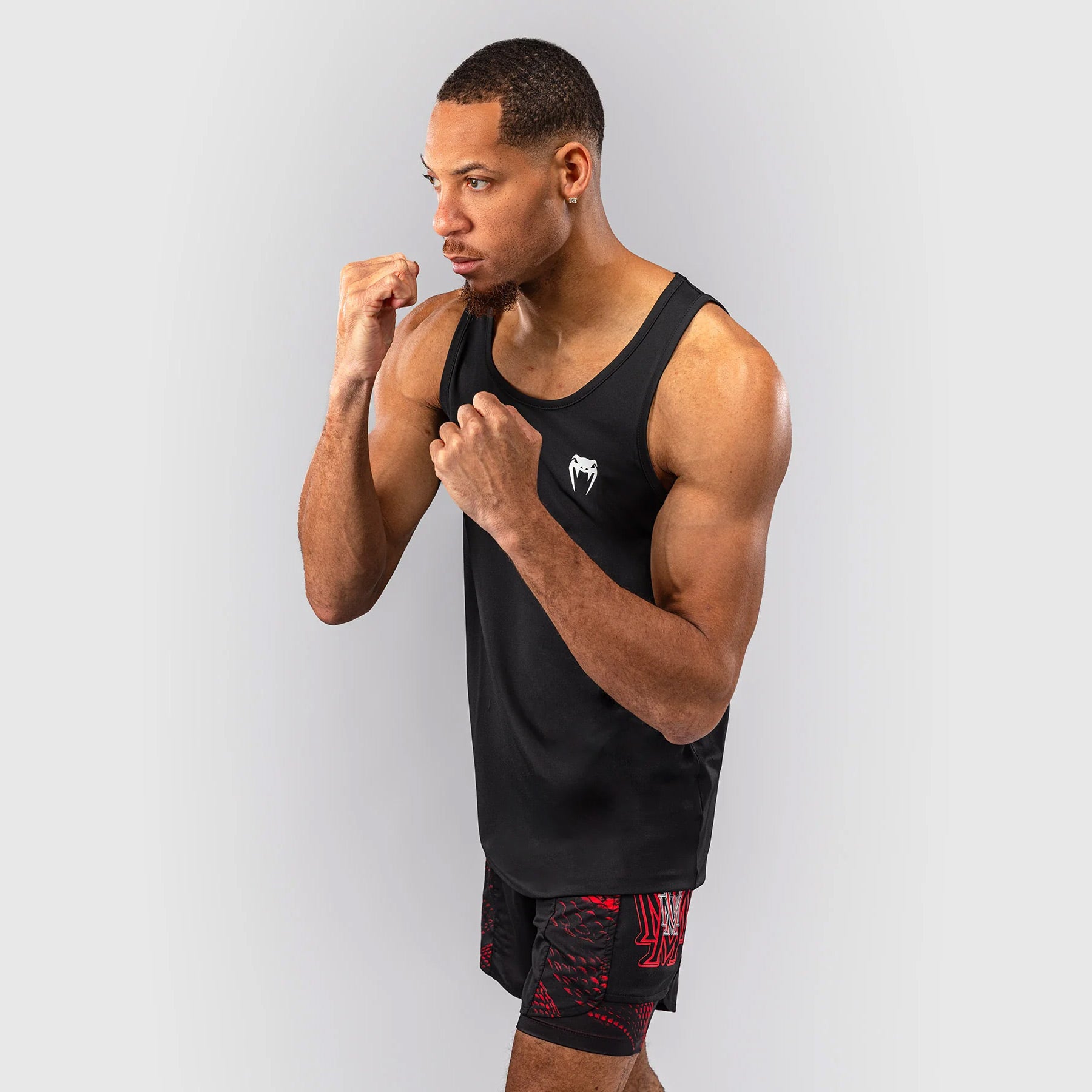 Venum Contender Tank Top Black/White - The Fight Club