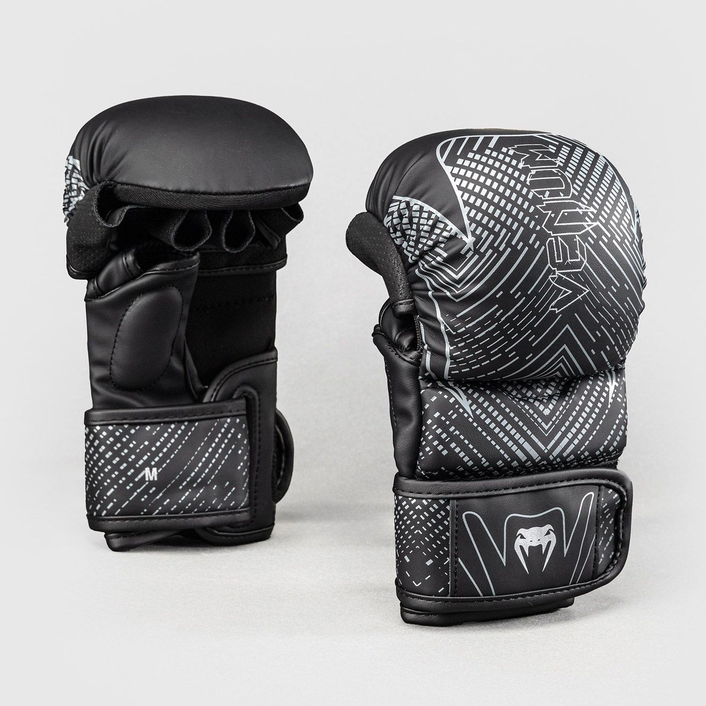 Venum Midnight Fury Sparring Gloves Black/Grey/Silver - The Fight Club