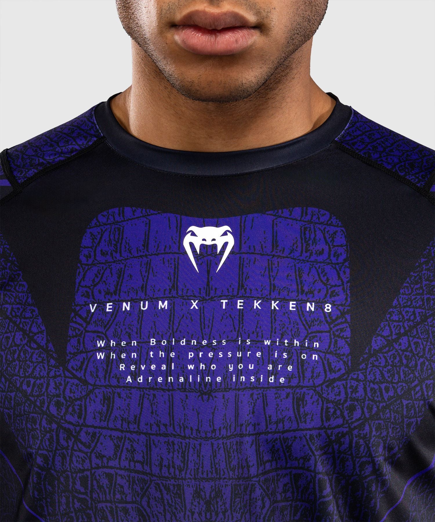 Venum x TEKKEN 8 Dry-Tech T-Shirt Kazuya Black/Purple - The Fight Club