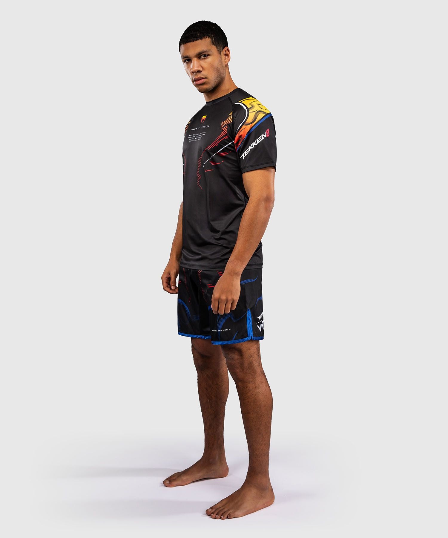 Venum x TEKKEN 8 Dry-Tech T-Shirt Yoshimitsu Black/Orange - The Fight Club
